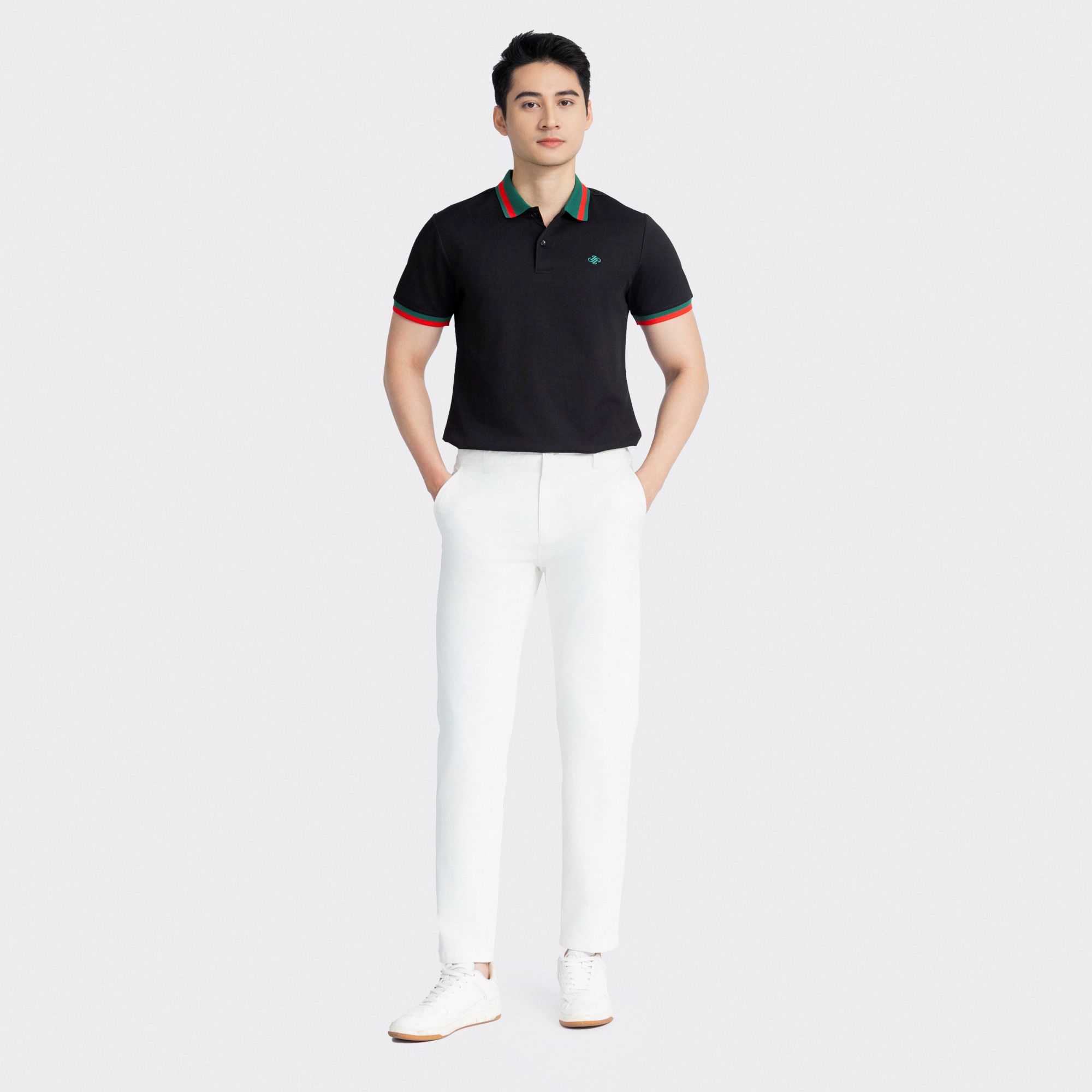 Mô tả Áo Polo Ngắn Tay Nam Insidemen Dáng Ôm Nhẹ Regular Fit 6PS001AZ - 4