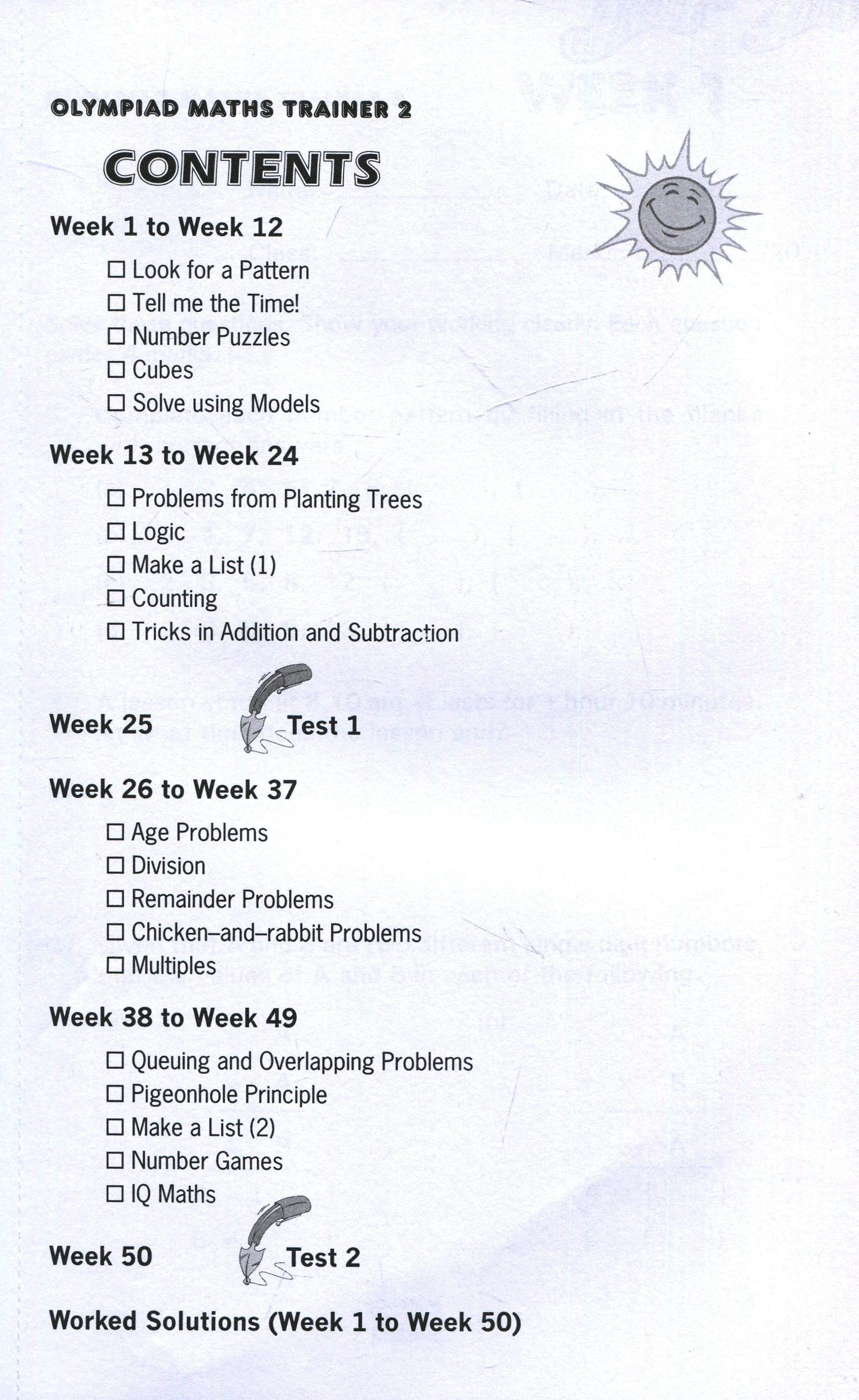 Mô tả Sách olympiad maths trainer 2 sách toán lớp 2 ( 7 - 8 tuổi ) Á Châu books - 1