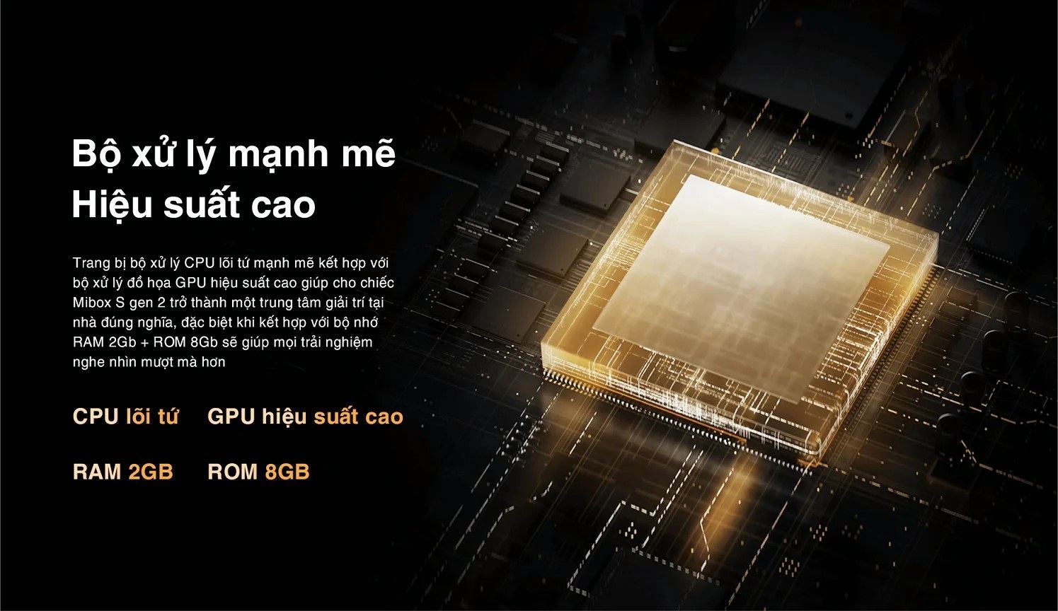 Mô tả Đầu thu Tivi (TV Box) Xiaomi MI Box S Gen2 | Ultra HD 4K  | Google TV | Bluetooth 5.2 - Bảo Hàng 12 Tháng - 4