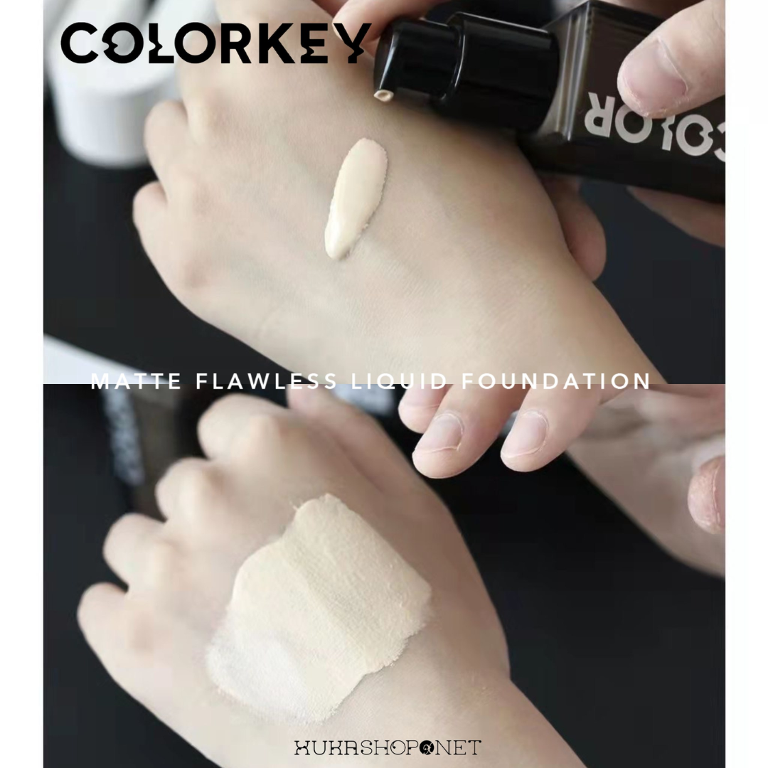 Kem Nền Colorkey Liquid Foundation Dạng Lỏng Phù Hợp Da Dầu Lâu Trôi ...