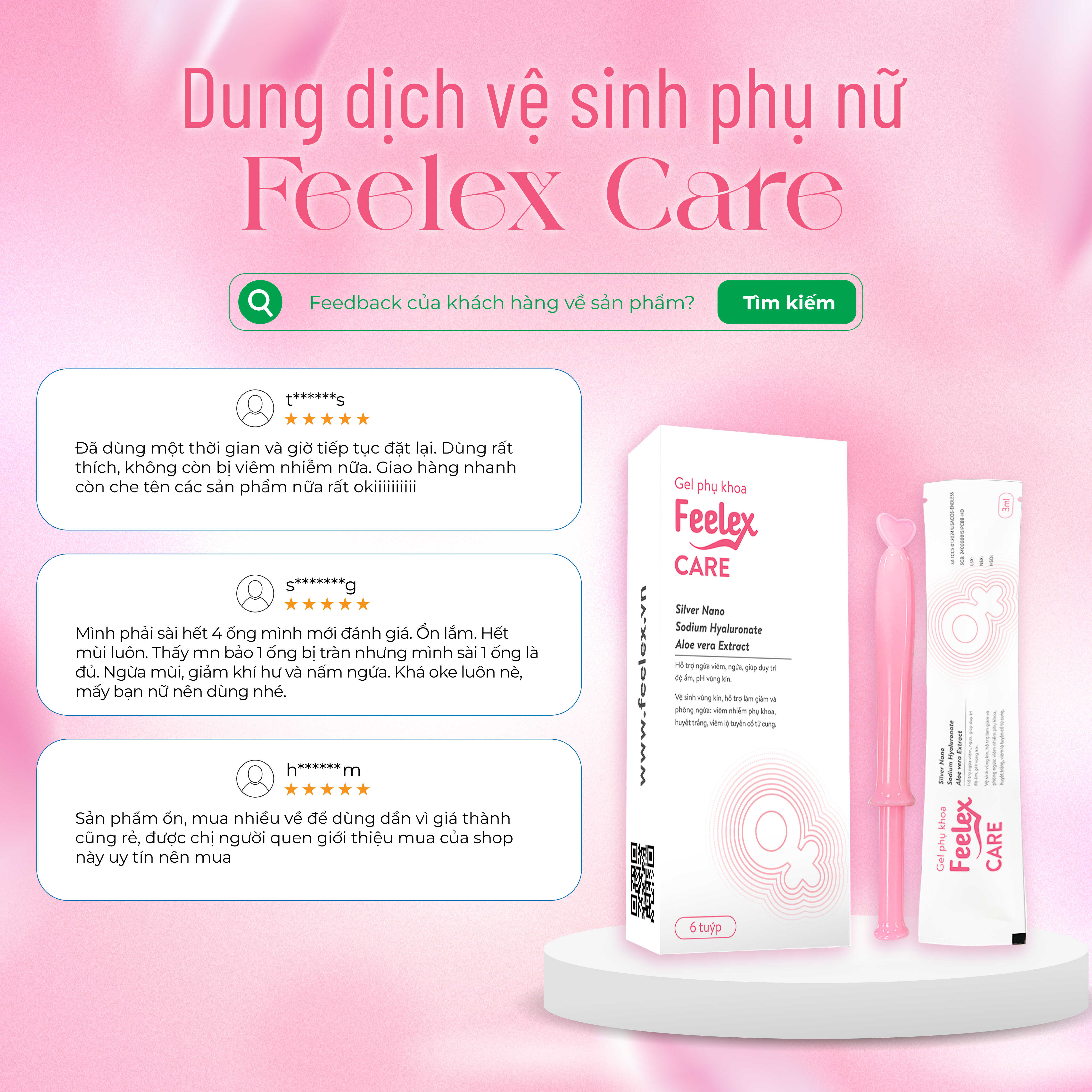 Mô tả Đũa thần inner Feelex Care vệ sinh vùng kín phụ nữ toàn diện, tiện lợi, an toàn - 8