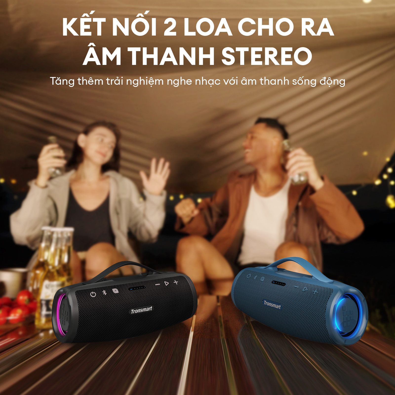 Mô tả Loa Bluetooth Tronsmart MIRTUNE S100 V5.3 | Công Suất 50W | Công nghệ SoundPulse |  Kháng nước IPX7 | Bảo hành 12 tháng - 2