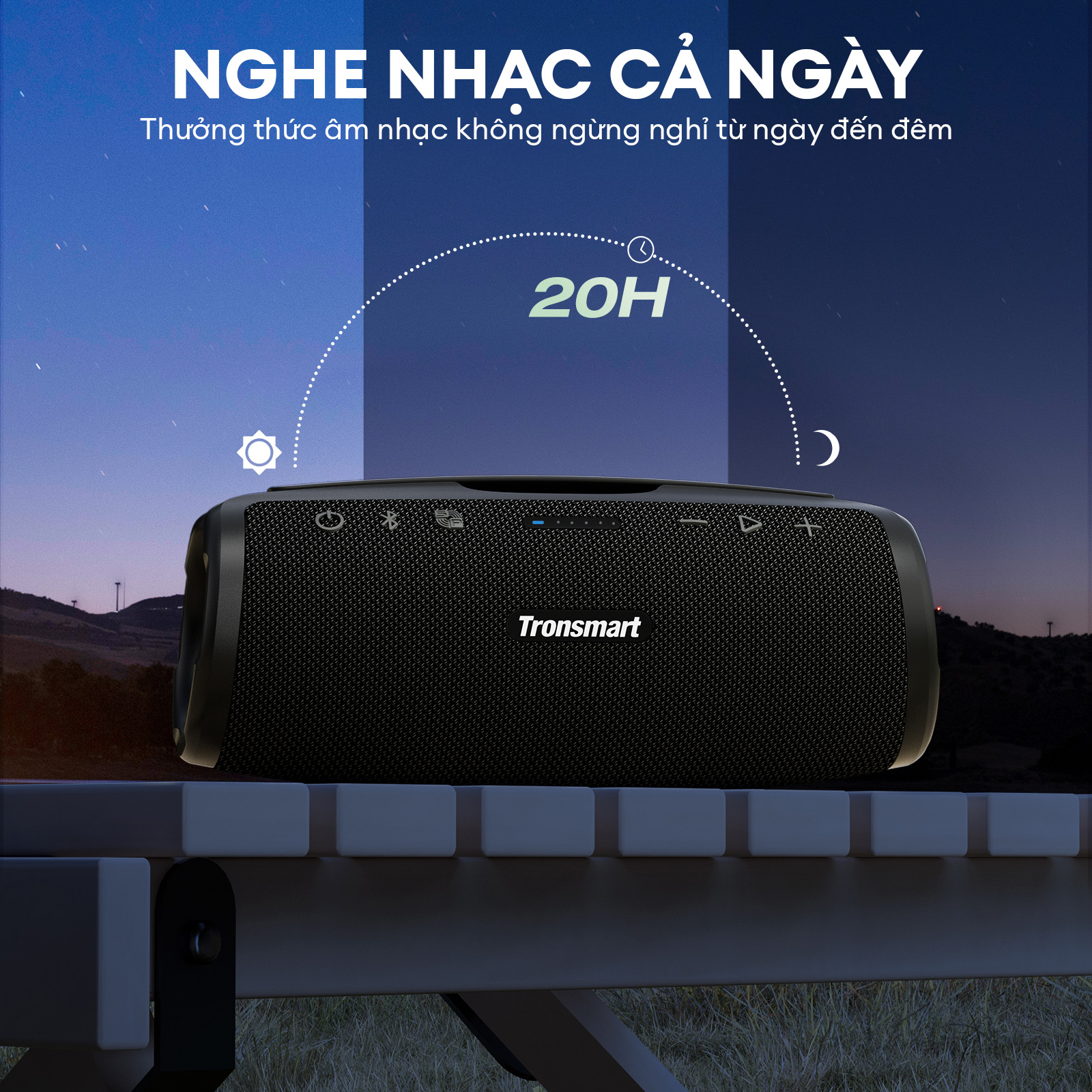 Mô tả Loa Bluetooth Tronsmart MIRTUNE S100 V5.3 | Công Suất 50W | Công nghệ SoundPulse |  Kháng nước IPX7 | Bảo hành 12 tháng - 5