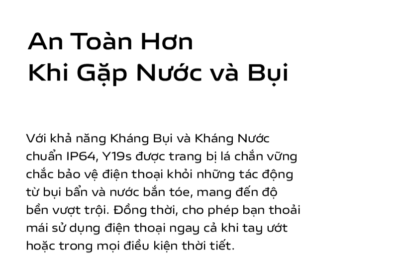 Mô tả Điện thoại vivo Y19s (8GB+128GB) - 1 Đổi 1 trong tháng đầu tiên - Bảo hành chính hãng 12 tháng - 8