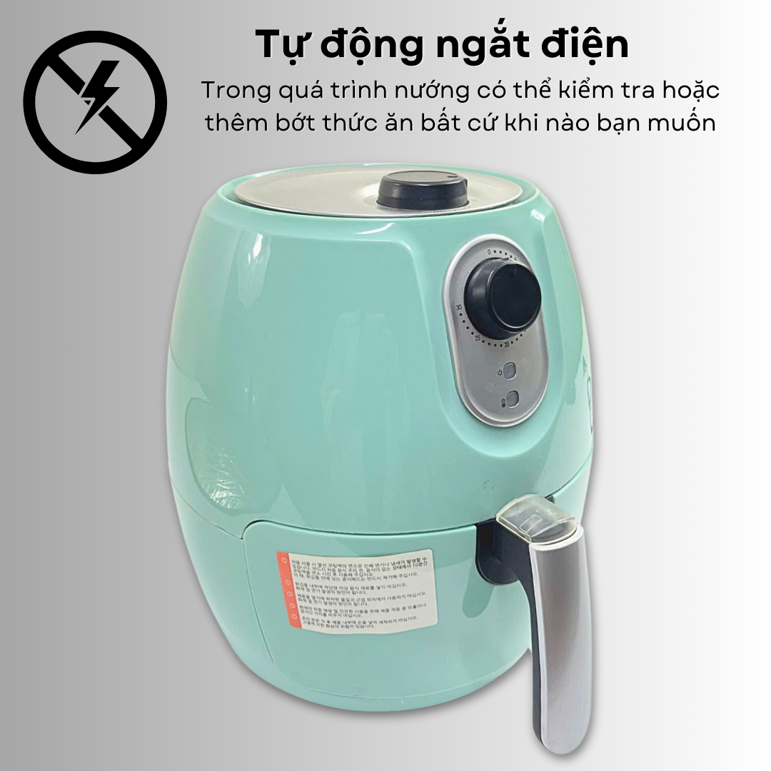 Lợi ích sức khỏe nồi chiên không dầu