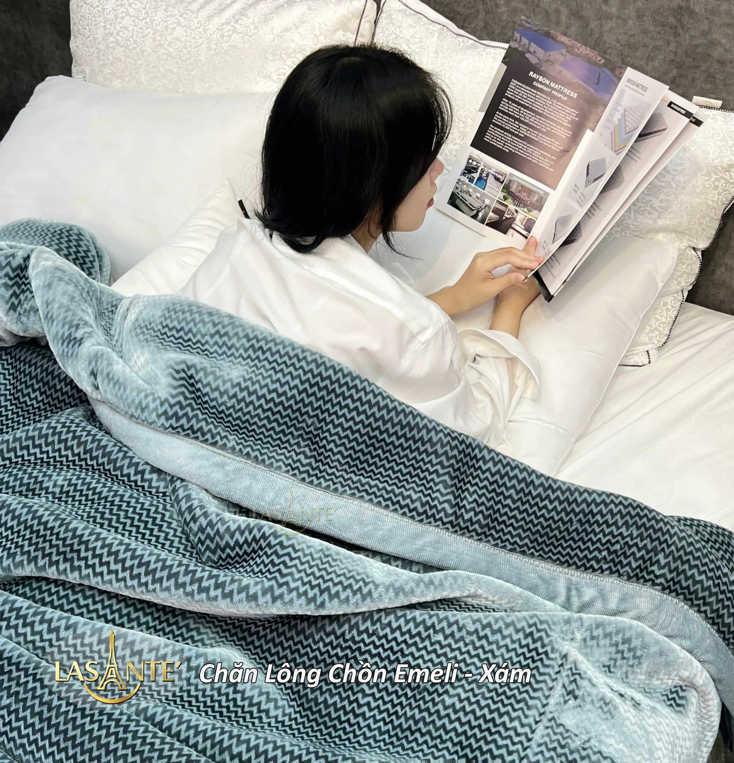 Chăn Lông Tuyết Chồn Emeli Lasante màu sắc