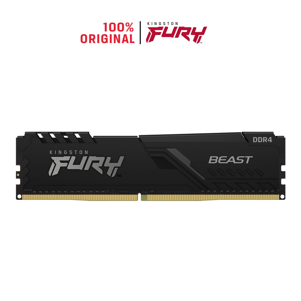 Mô tả RAM Desktop Kingston Fury Beast DDR4 Bus 3200Mhz (KF432C16BB/8) | Bảo hành trọn đời - 1