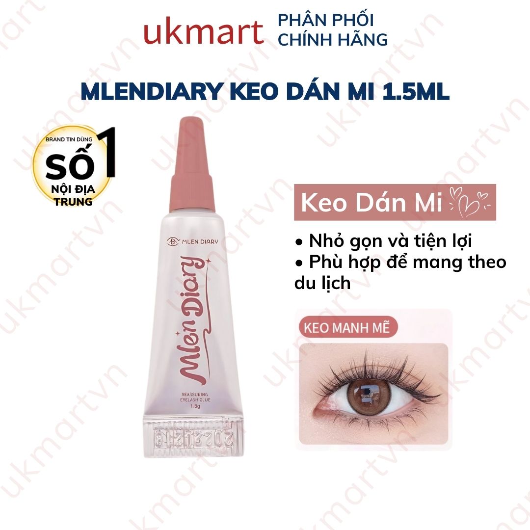 Mlen Diary 1.5ml KEO DÁN MI giả tự dính an toàn không gây kích ứng ...