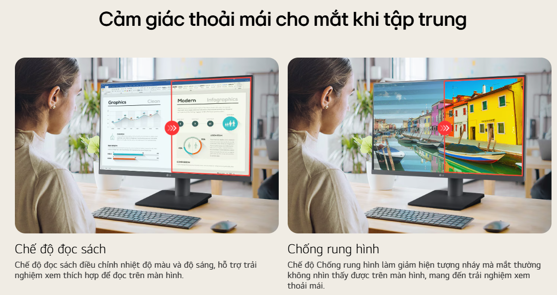 Mô tả Màn hình LG IPS 24.5''Full HD 100Hz 25MS550-B thiết kế 3 cạnh không viền - 3