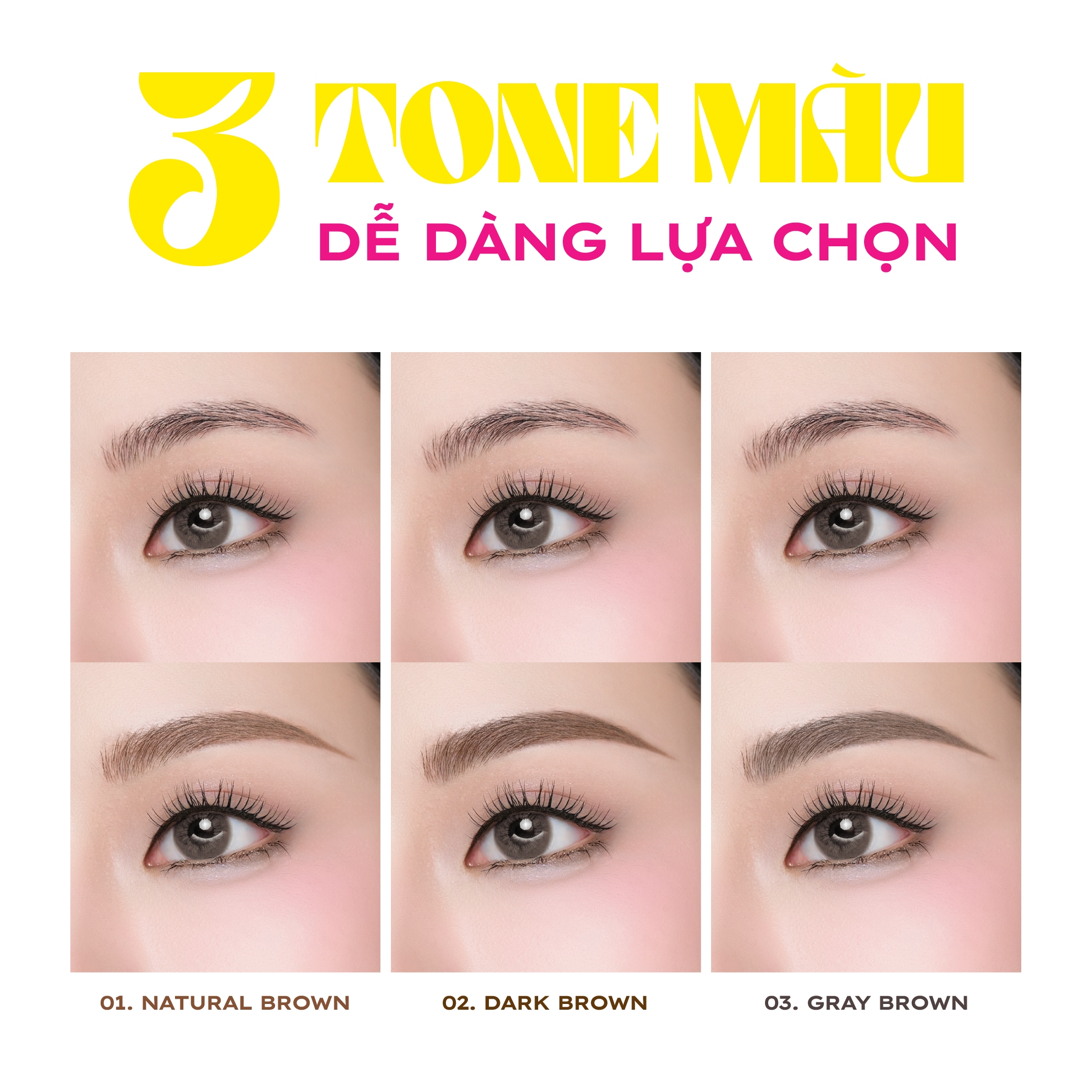 Mô tả Chì kẻ mày siêu mảnh lâu trôi Lemonade Micro Eyebrow 0,1g - 3