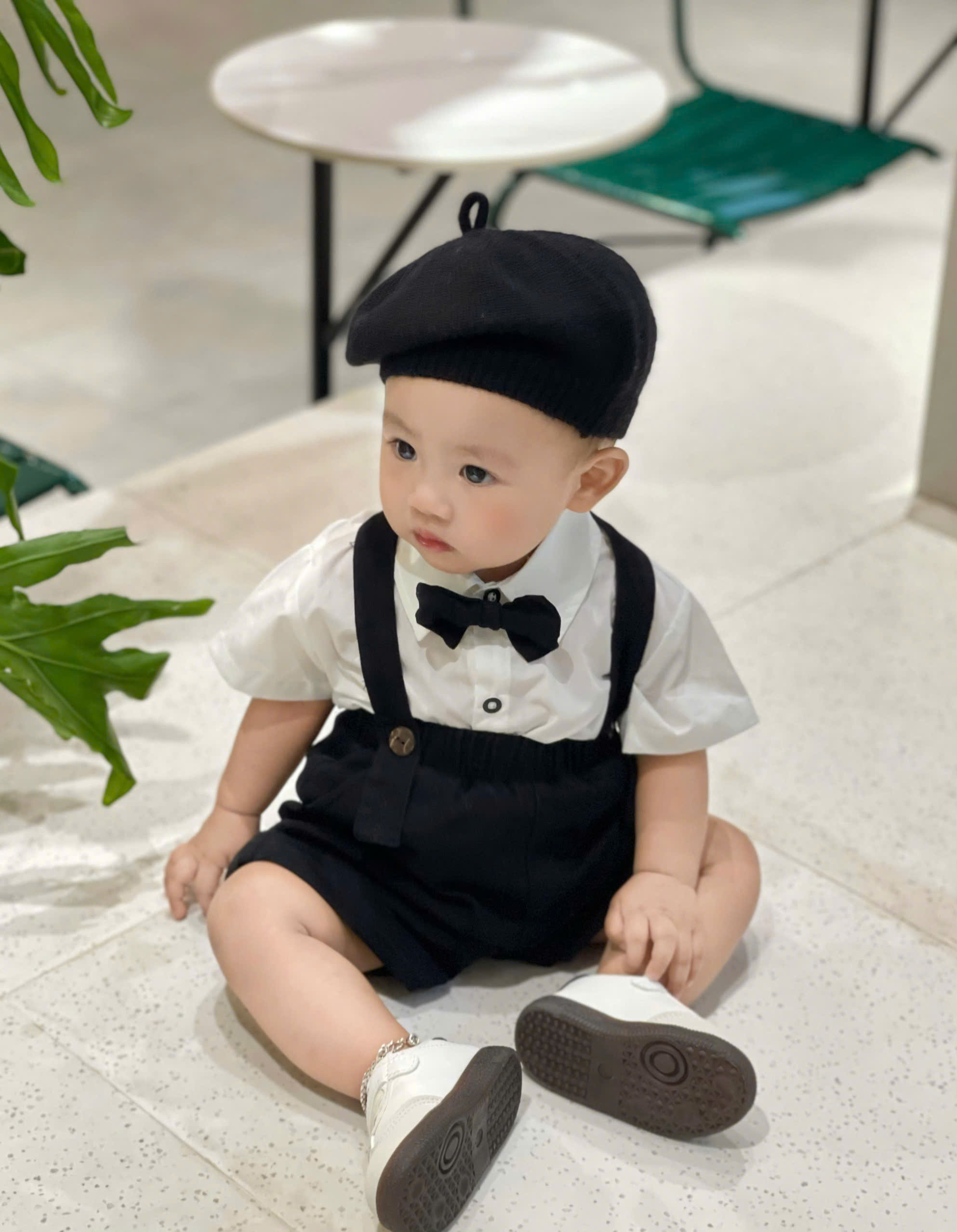 Mô tả Set Công Tử Thôi Nôi Fbaby Đi Chơi Dự Tiệc  Aó Chất Liệu Thô Đũi Phối Quần Kaki Cho Bé Trai 6-17kg - 3