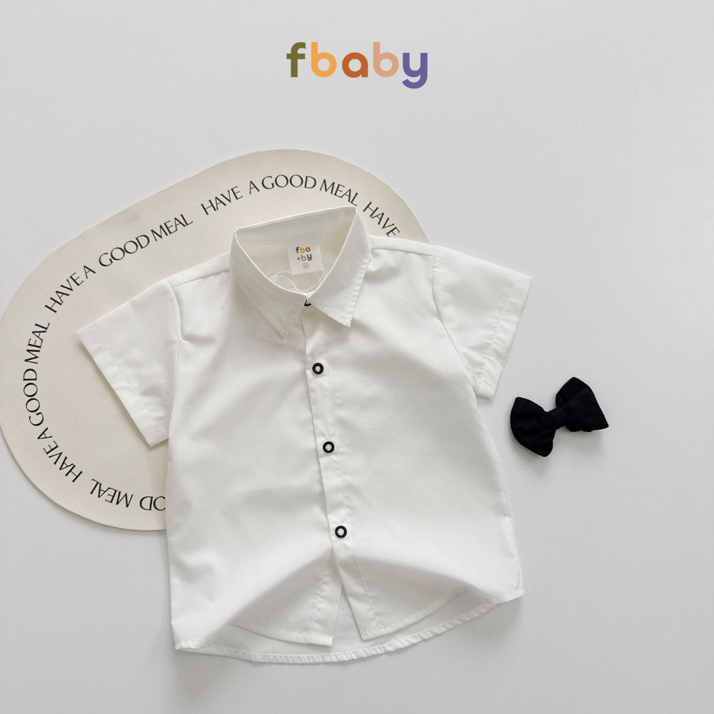 Mô tả Set Công Tử Thôi Nôi Fbaby Đi Chơi Dự Tiệc  Aó Chất Liệu Thô Đũi Phối Quần Kaki Cho Bé Trai 6-17kg - 9