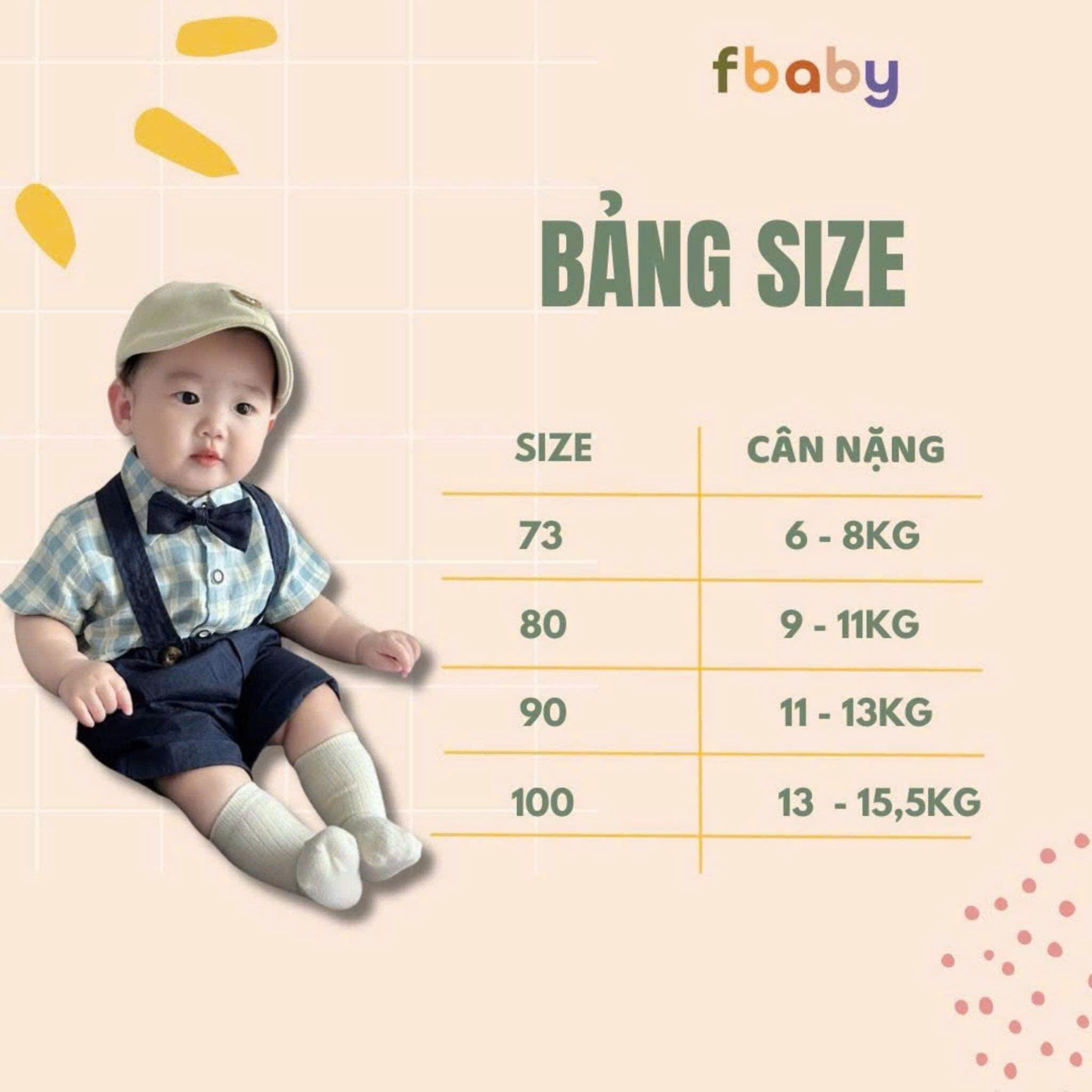 Mô tả Set Công Tử Thôi Nôi Fbaby Đi Chơi Dự Tiệc  Aó Chất Liệu Thô Đũi Phối Quần Kaki Cho Bé Trai 6-17kg - 10