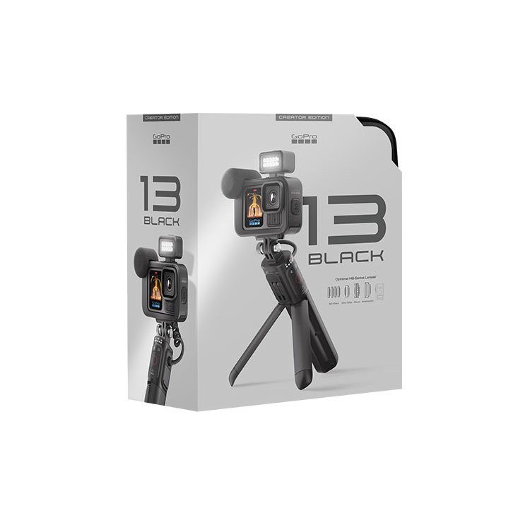 Mô tả GoPro HERO13 Black Creator Edition Camera hành động chống nước, Video 5.3K60/4K120, Photo 27MP - 2
