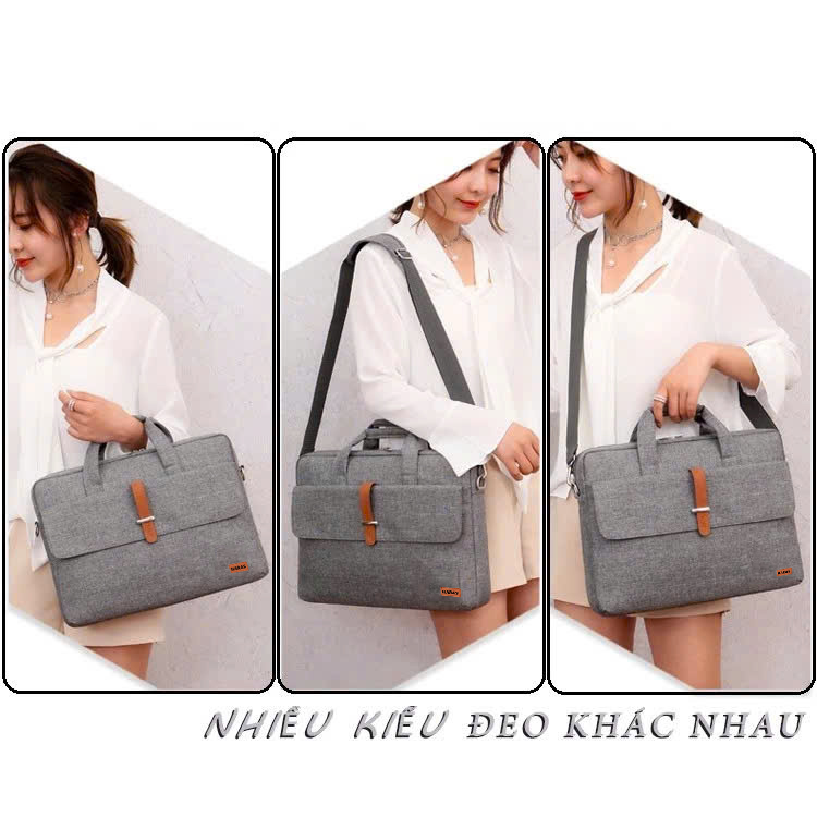 Mô tả Túi Xách Unisex Cao Cấp Đựng Vừa Laptop 15.6 Inch HARAS TXX359 - 8