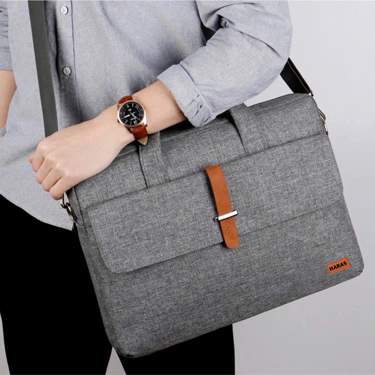 Mô tả Túi Xách Unisex Cao Cấp Đựng Vừa Laptop 15.6 Inch HARAS TXX359 - 9