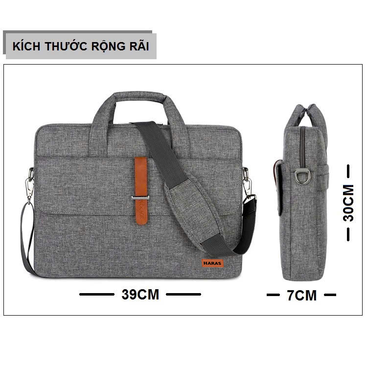 Mô tả Túi Xách Unisex Cao Cấp Đựng Vừa Laptop 15.6 Inch HARAS TXX359 - 1