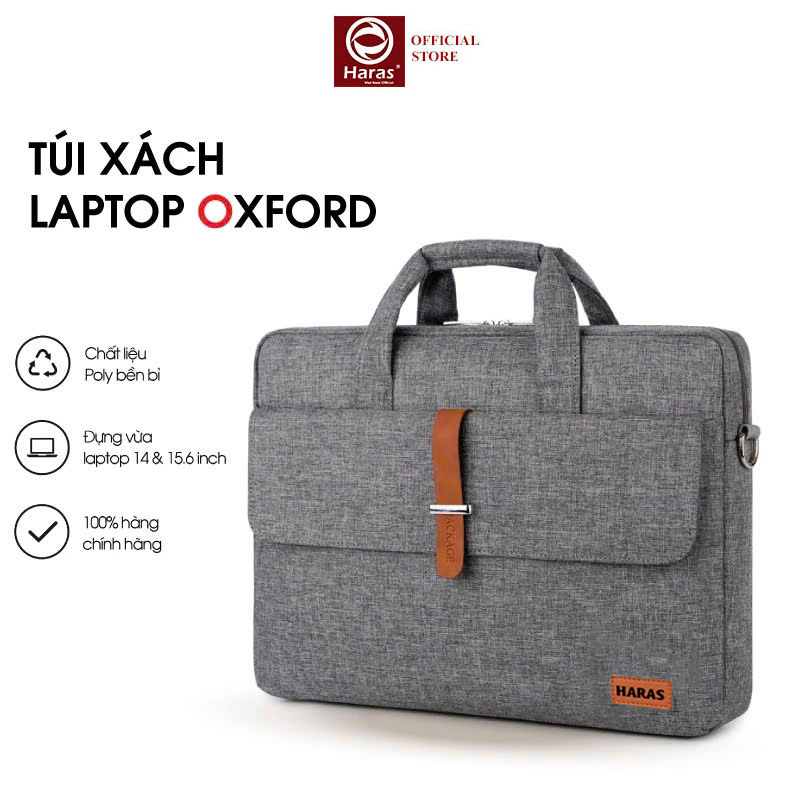 Mô tả Túi Xách Unisex Cao Cấp Đựng Vừa Laptop 15.6 Inch HARAS TXX359 - 4