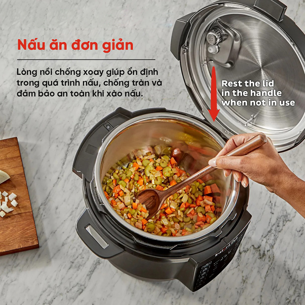 Mô tả Nồi áp suất điện đa năng Instant Pot RIO 60 5,7L - Công suất 1000W - 3