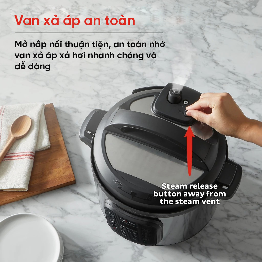 Mô tả Nồi áp suất điện đa năng Instant Pot RIO 60 5,7L - Công suất 1000W - 5