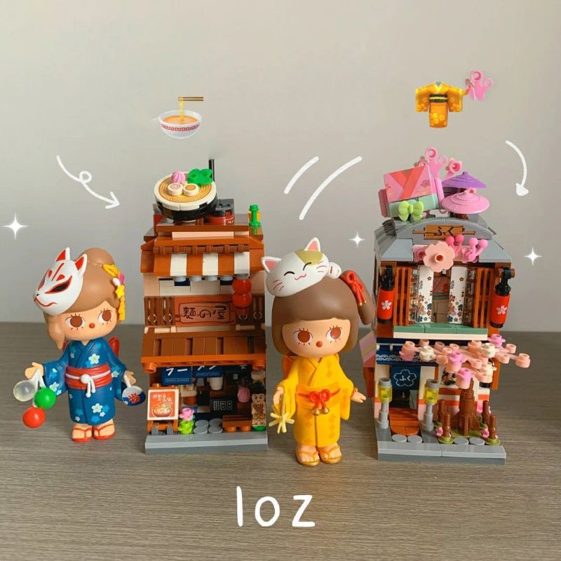Mô tả Đồ chơi lắp ráp khối xây dựng LOZ mô hình Cửa hàng Đường phố- Building Blocks - 1