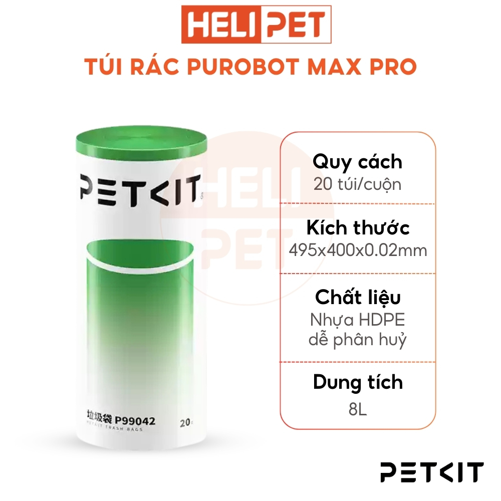 Mô tả Túi rác PETKIT Dùng Cho Máy Dọn Phân Mèo PETKIT Purobot Max Pro, Pura Max, Pura X - 1