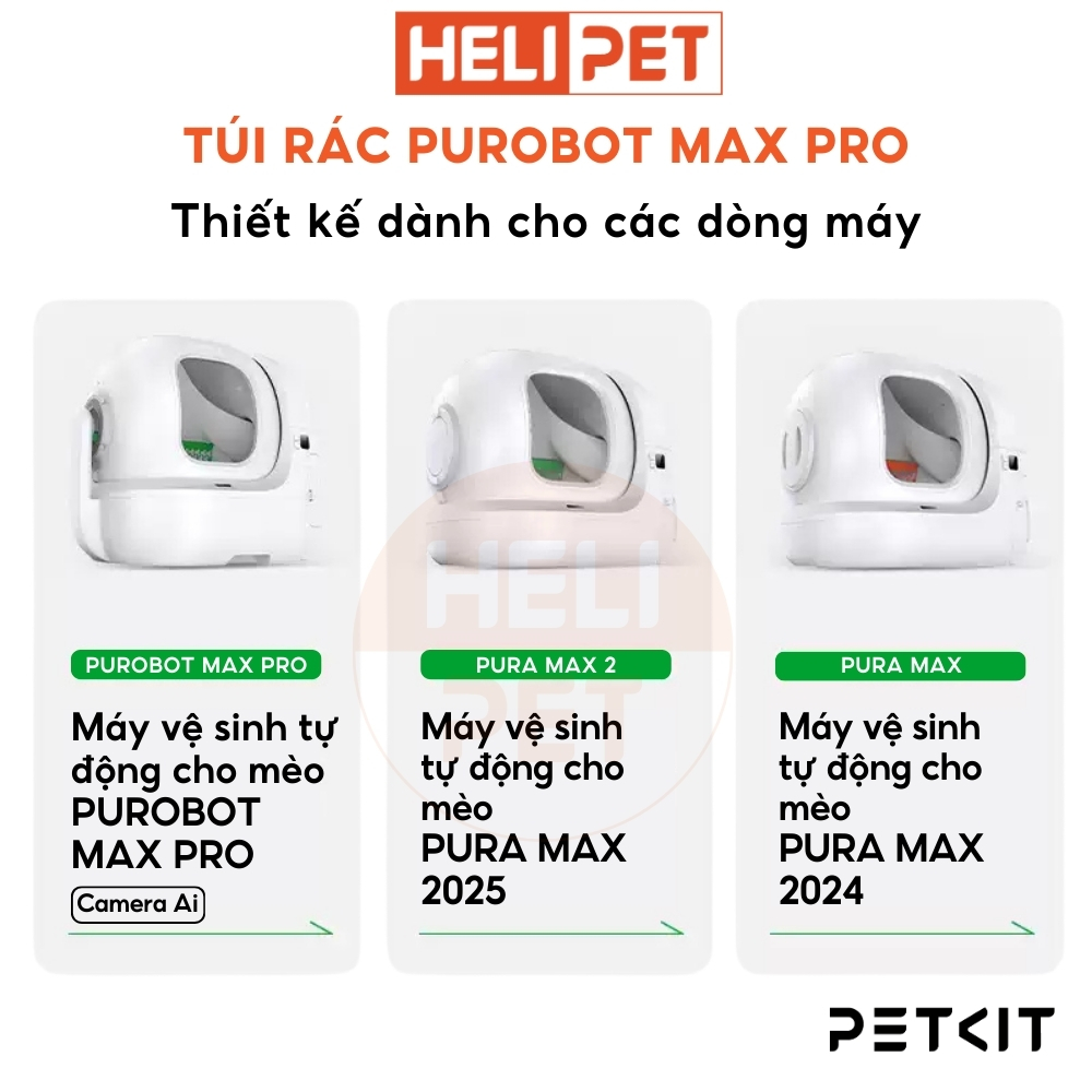 Mô tả Túi rác PETKIT Dùng Cho Máy Dọn Phân Mèo PETKIT Purobot Max Pro, Pura Max, Pura X - 3