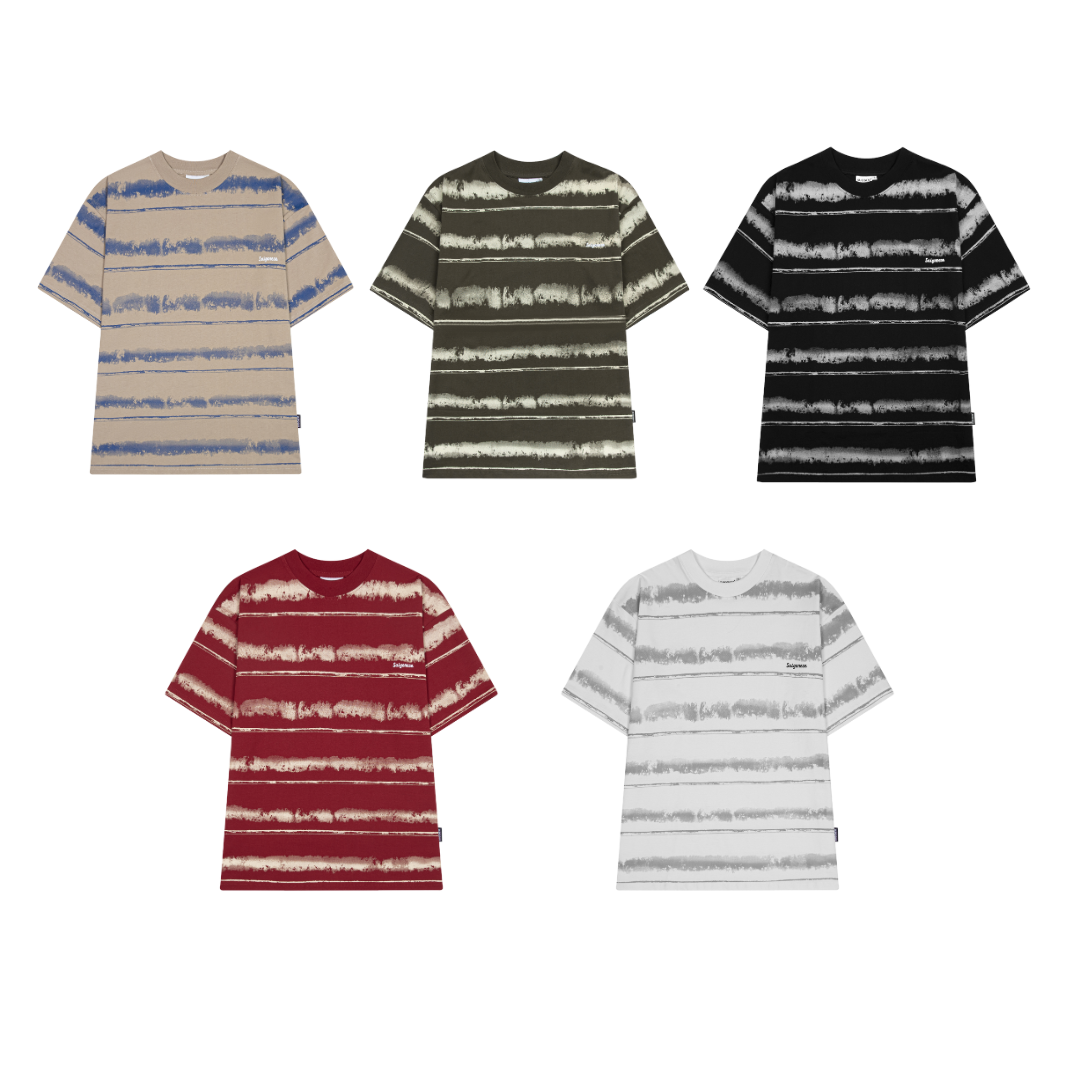 Mô tả Áo Thun Mystic SAIGONESE Cổ Tròn Thun Cotton Form Rộng Unisex Nam Nữ 5 Màu - 1
