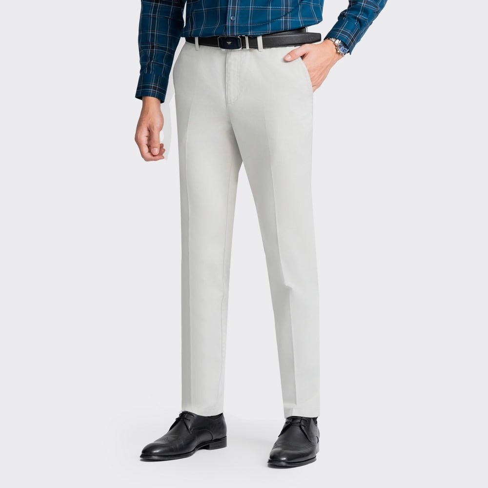Mô tả Quần kaki nam ARISTINO cotton thiết kế lịch lãm, trang trọng AKK0090Z - 3