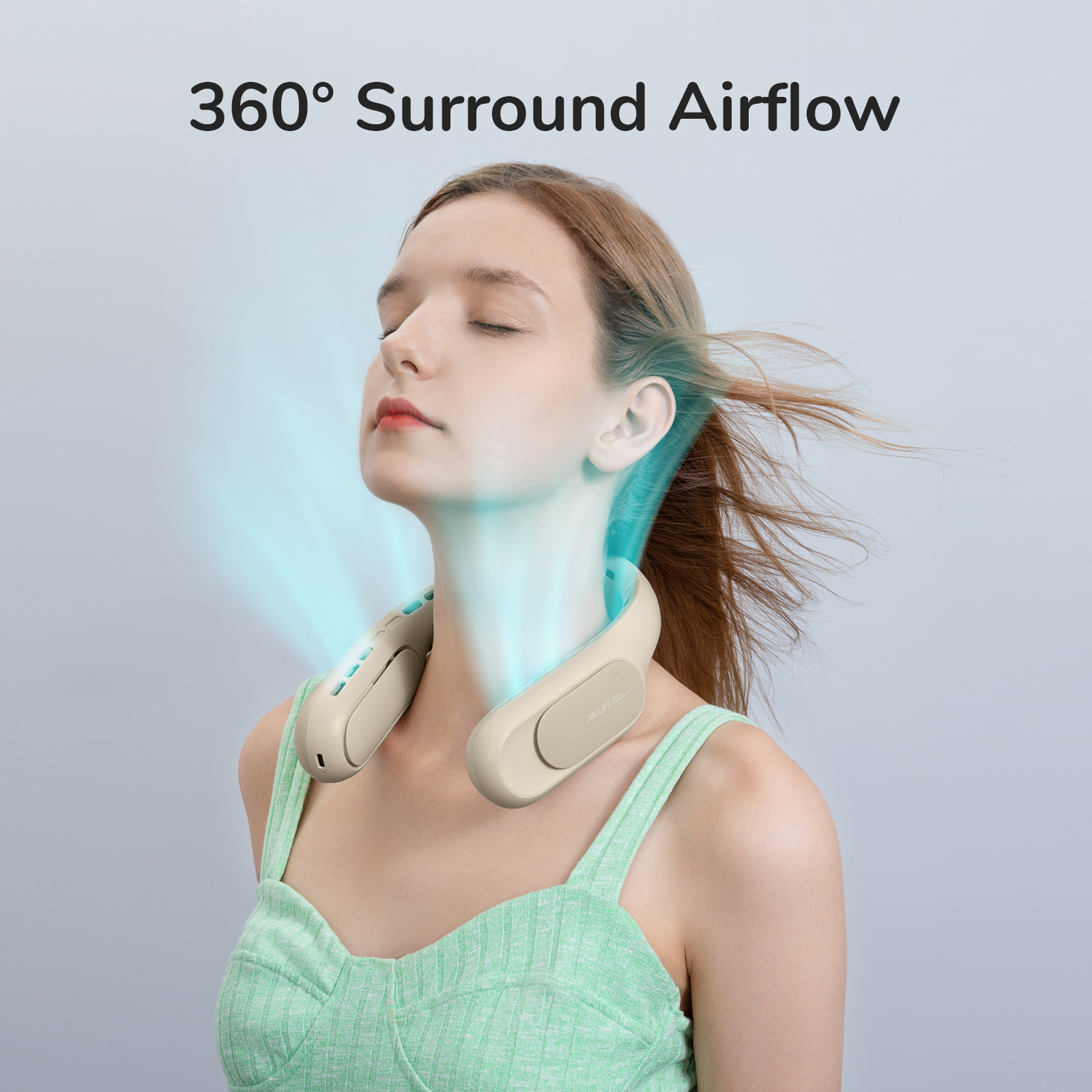 Mô tả Quạt Đeo Cổ Không Cánh Cao Cấp JISULIFE FA35/FA35 Pro 4500/4000mAh | Gió Mát 360° | Sử Dụng Đến 20h | Bảo Hành 12 Tháng - 5
