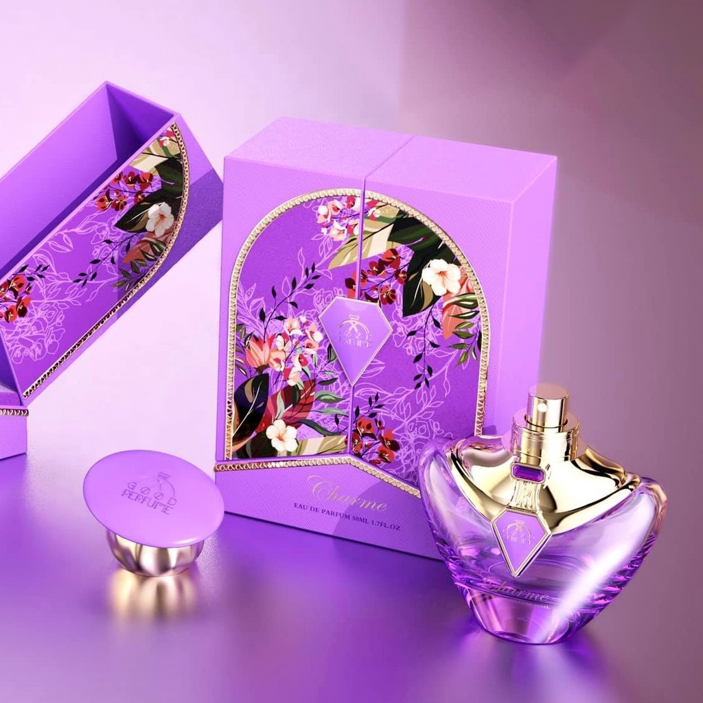 Mô tả Nước Hoa Nữ Thơm Lâu GOOD CHARME CHARM 50ml Quý Tộc, Sang Trọng Chính H - 2