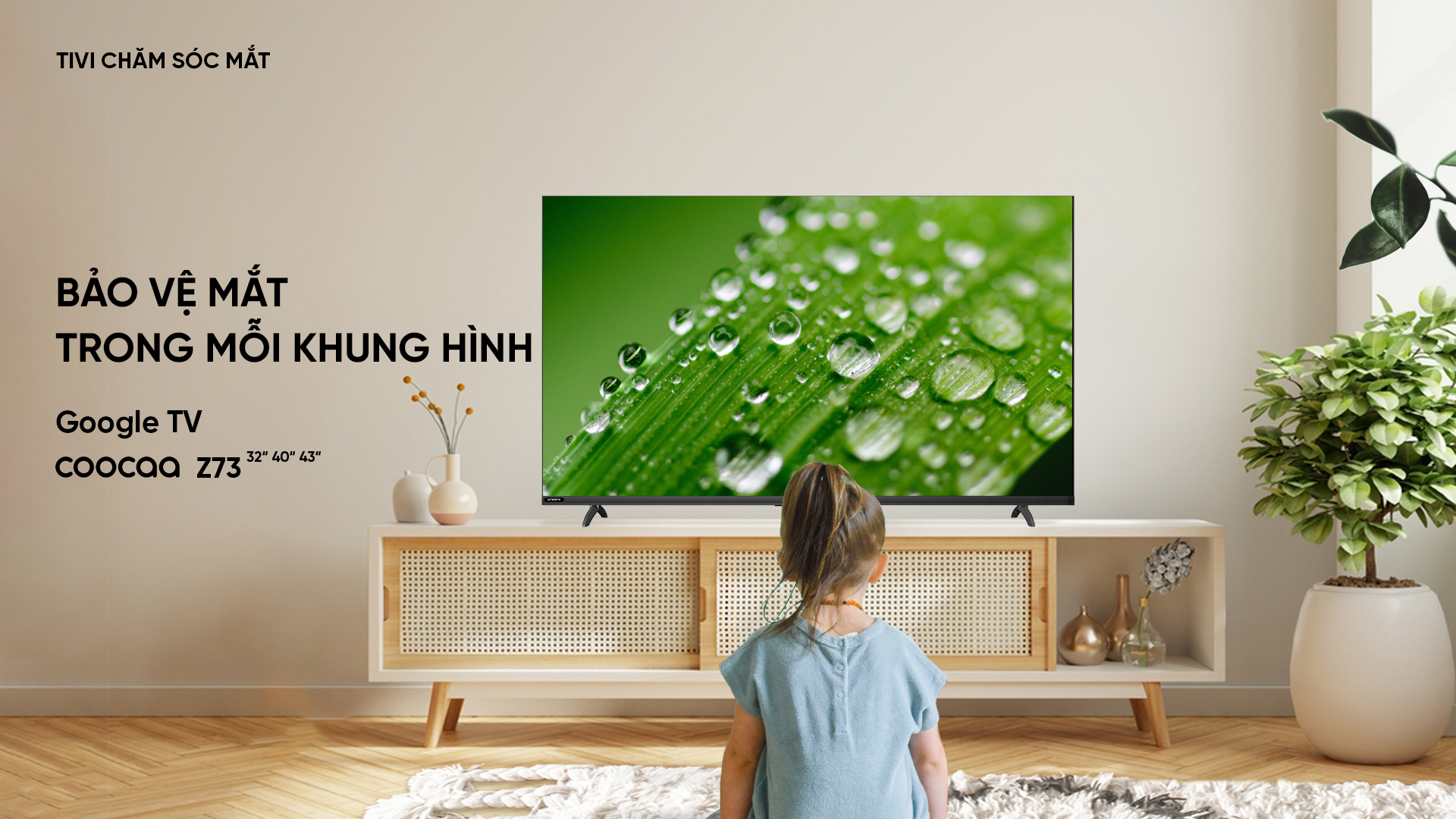 Hình ảnh chất lượng Full HD của Tivi Coocaa 43Z73