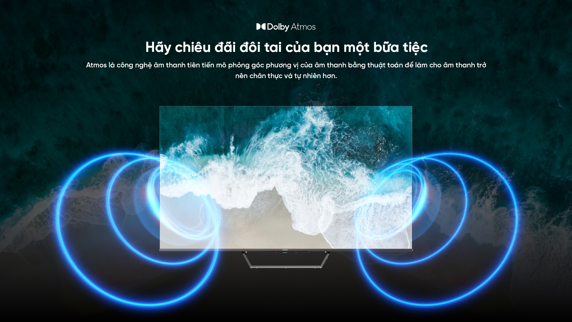 Google Tivi Coocaa Qled 55Y73 Pro - Kết nối