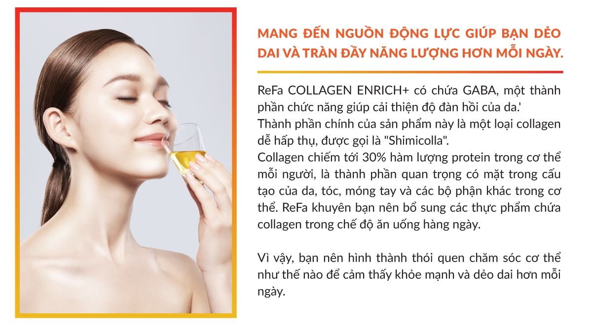 Mô tả ReFa Collagen Enrich+ 480ml - Thực phẩm bảo vệ sức khỏe ReFa Collagen Enrich+ - 2