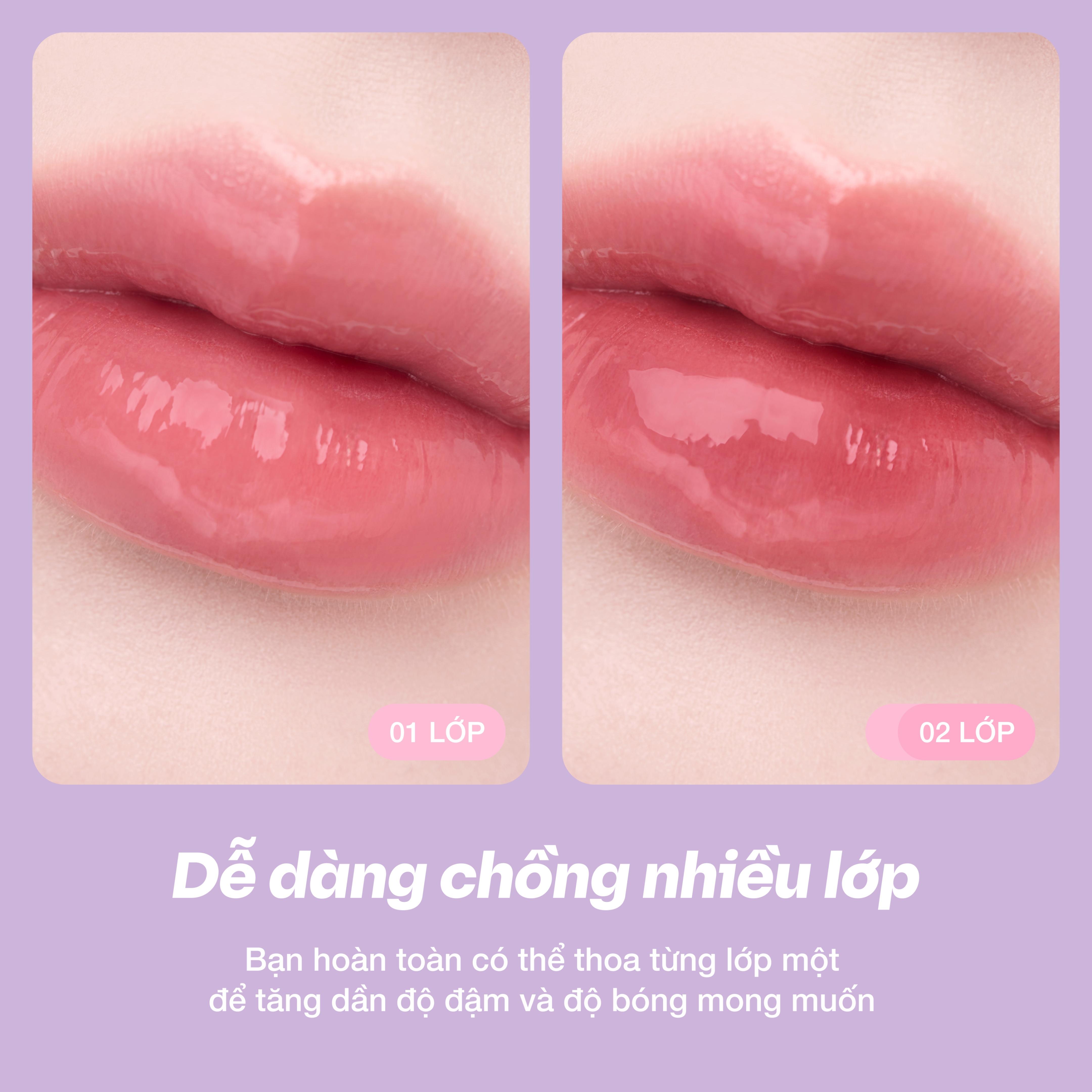 Mô tả [Quỳnh Châu x OFÉLIA] Son Tint Bóng OFÉLIA Lolli Glow Tint (3.9g) - 4