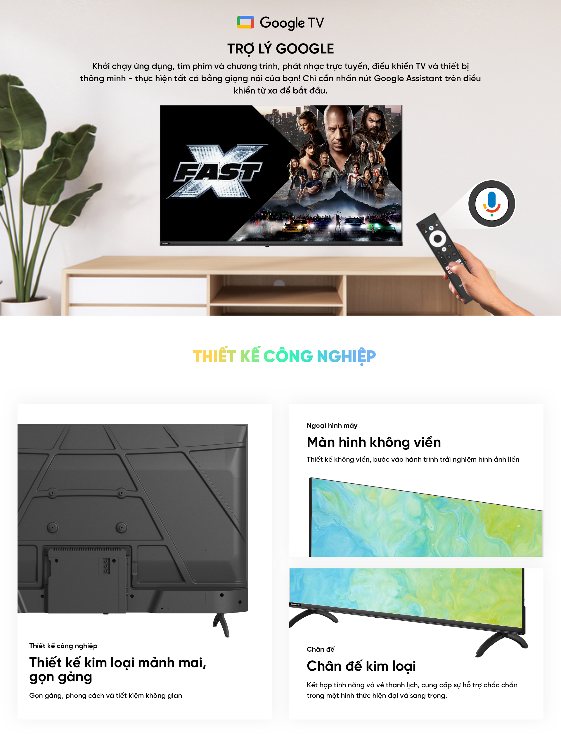 Ứng dụng trên Google TV Coocaa 43Z73