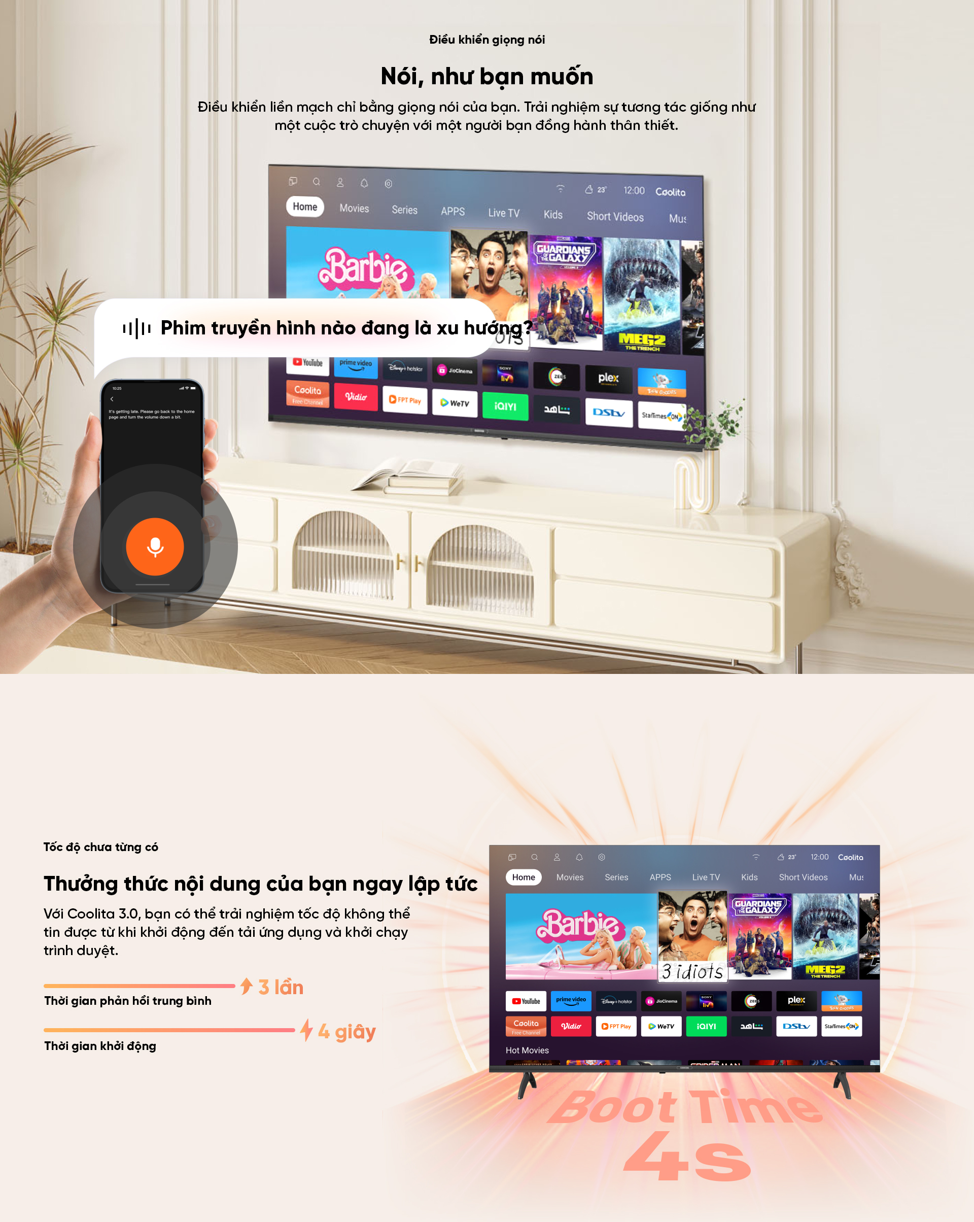 Hình ảnh Smart TV Coocaa 32S3U+
