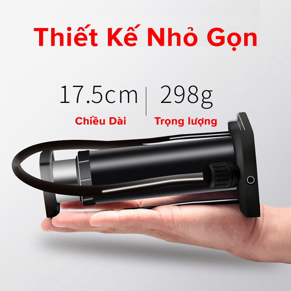 Mô tả Bơm Xe Đạp Bơm Xe Máy Nhỏ Gọn Đầu Van Đa Năng Bằng Hợp Kim Nhôm Cao Cấp Chính Hãng Amalife - 8