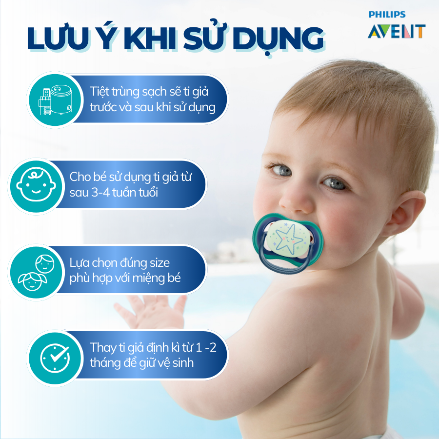 Núm ti giả Avent cho bé