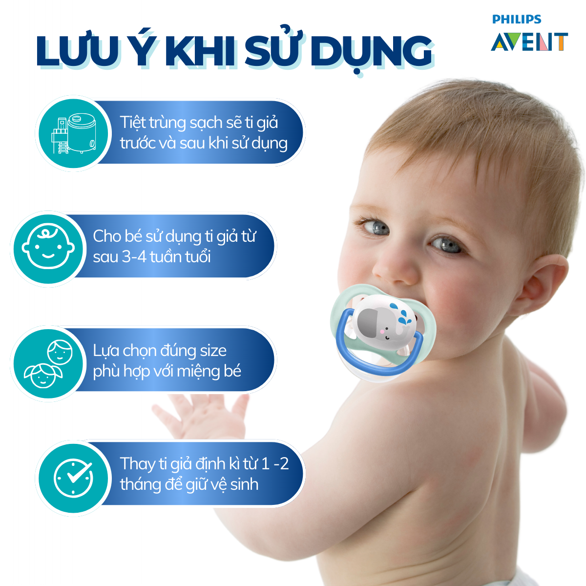 Mô tả Ti Giả Avent Ultra Air 0-6 Tháng, Núm Ty Ngậm Cho Bé Sơ Sinh An Toàn Mềm Mại Chính Hãng - 5