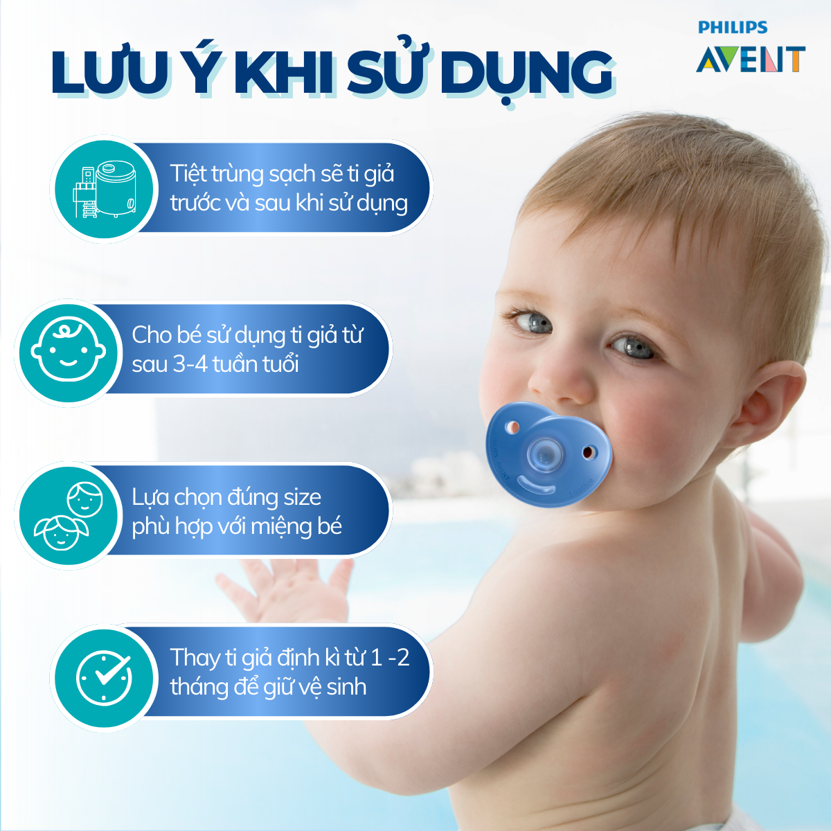 Mô tả Ti Giả Avent Soothie Silicon Nguyên Khối Hỗ Trợ Chỉnh Nha, Chống Hô Vẩu - 4