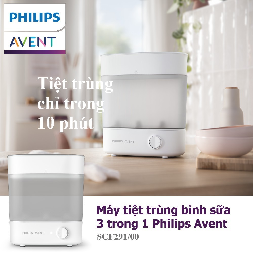 Mô tả Philips Avent Máy Tiệt Trùng Bình Sữa 3 Trong 1 Starlight - 2