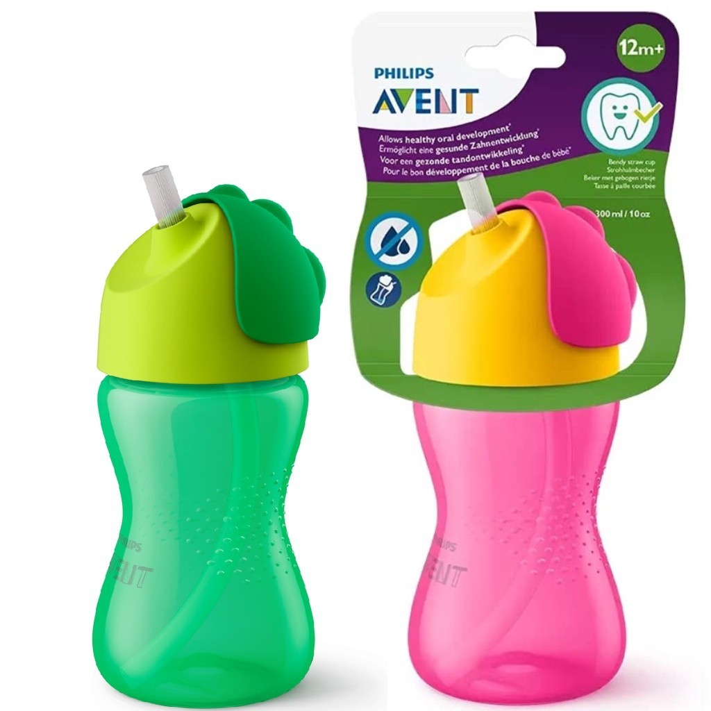Mô tả Philips Avent Bình Tập Uống Có Ống Hút Cho Bé 12 Tháng Tuổi 300ml - 1