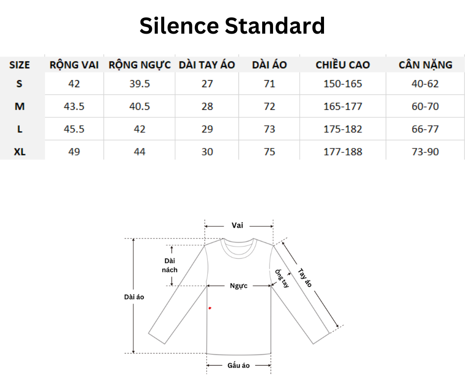Mô tả Áo sơ mi SilenceStandard Eco Denim Thêu Logo S [SB01] - 1