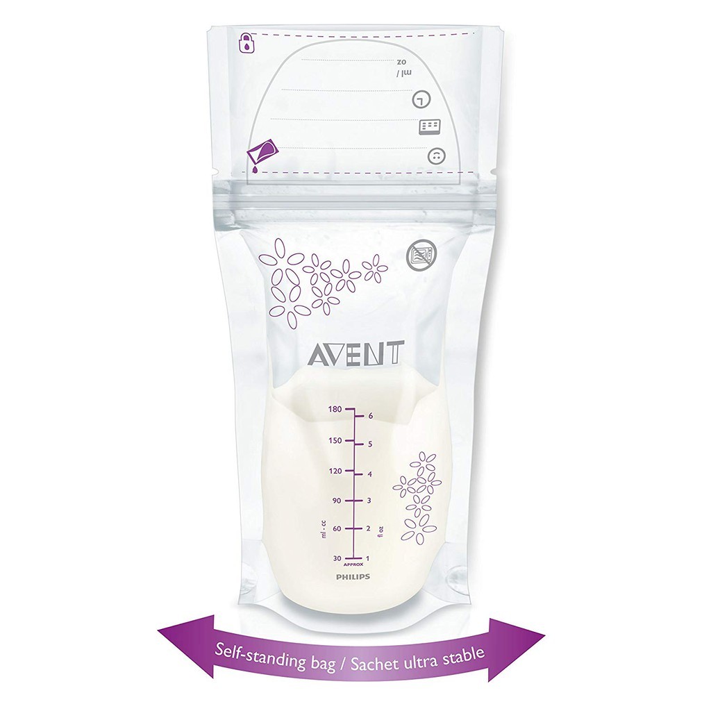 Mô tả Philips Avent túi trữ sữa 25pcs 180ml SCF603/25 - 4