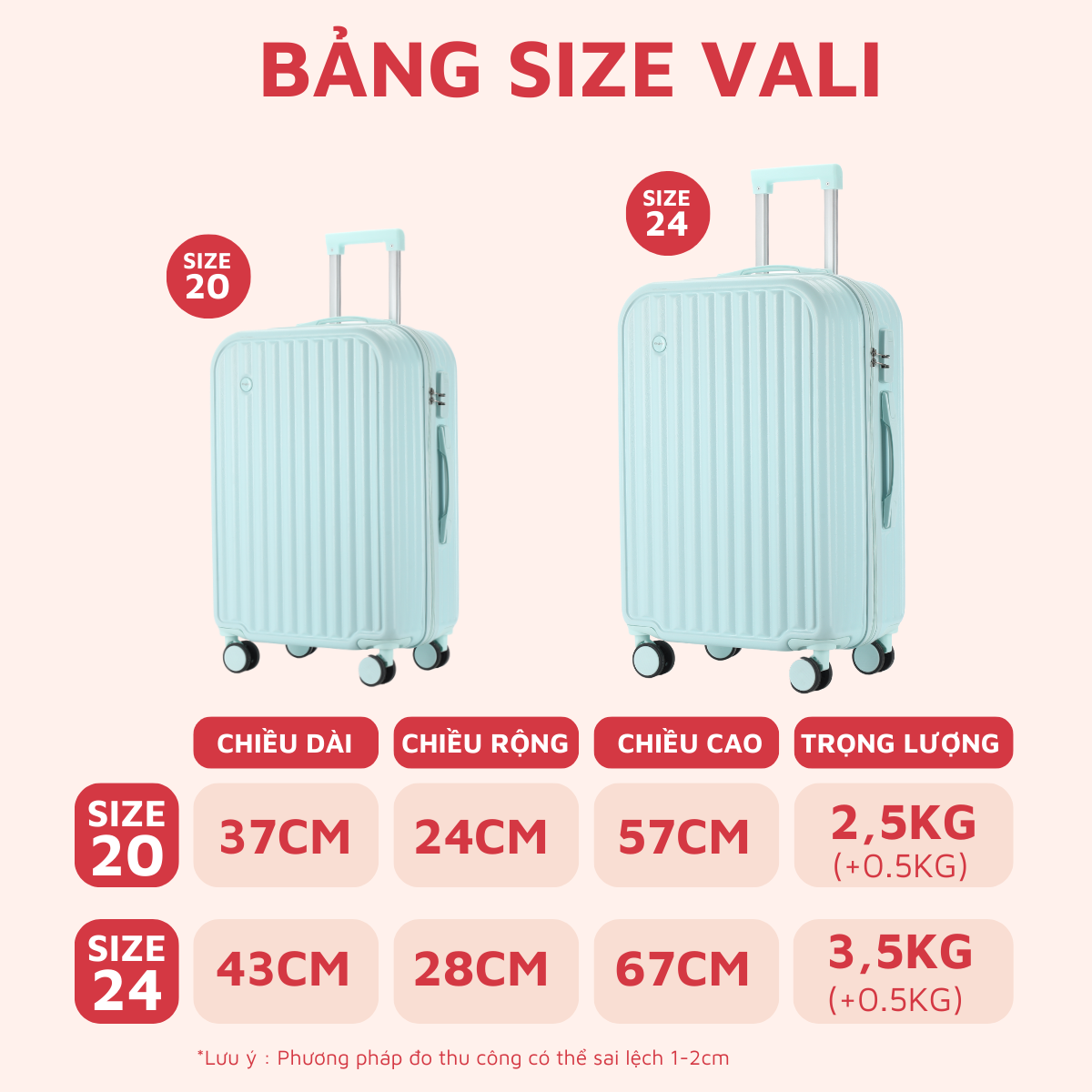 Mô tả Vali kéo du lịch thời trang cao cấp Kingsun size20/24inch KS 219/309 - 5