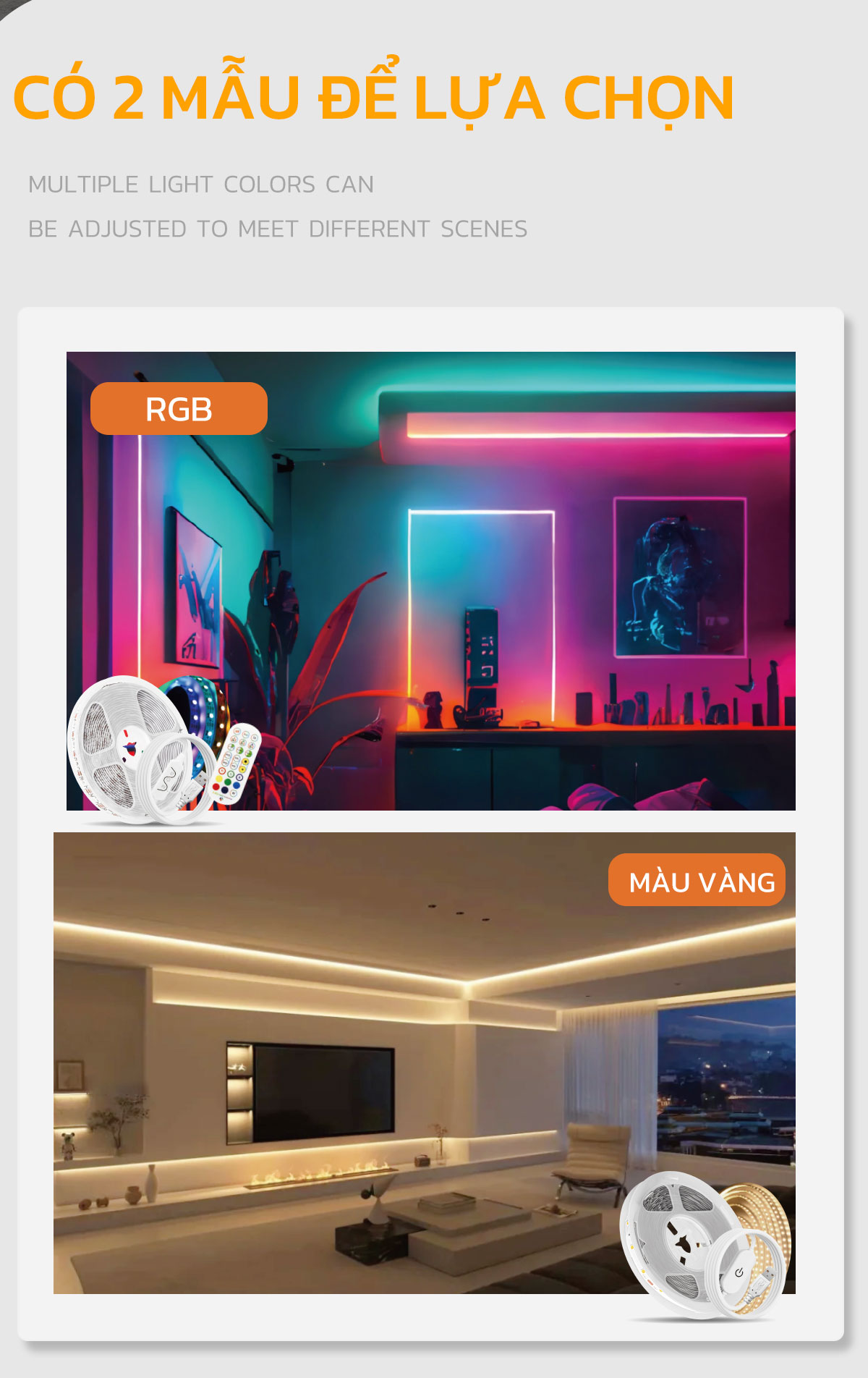 Mô tả Dây Đèn Led Đuổi RGB WW MODI SOLAR 3M Cổng USB Nhiều Màu, Điều Khiển Nháy Theo Nhạc Decor Phòng - 4