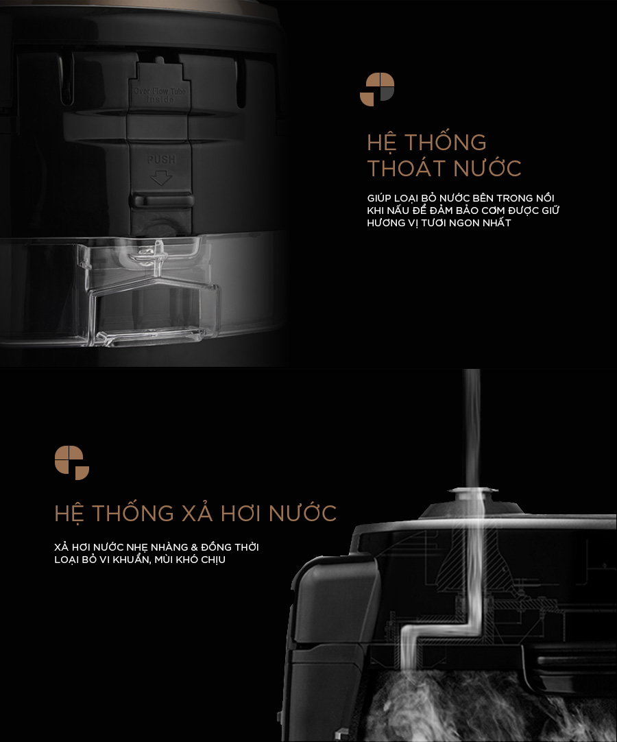 Mô tả Nồi cơm điện tử áp suất Cuckoo 1.8L CRP-PWV1008F - Lòng nồi phủ men Xwall độc quyền - 9