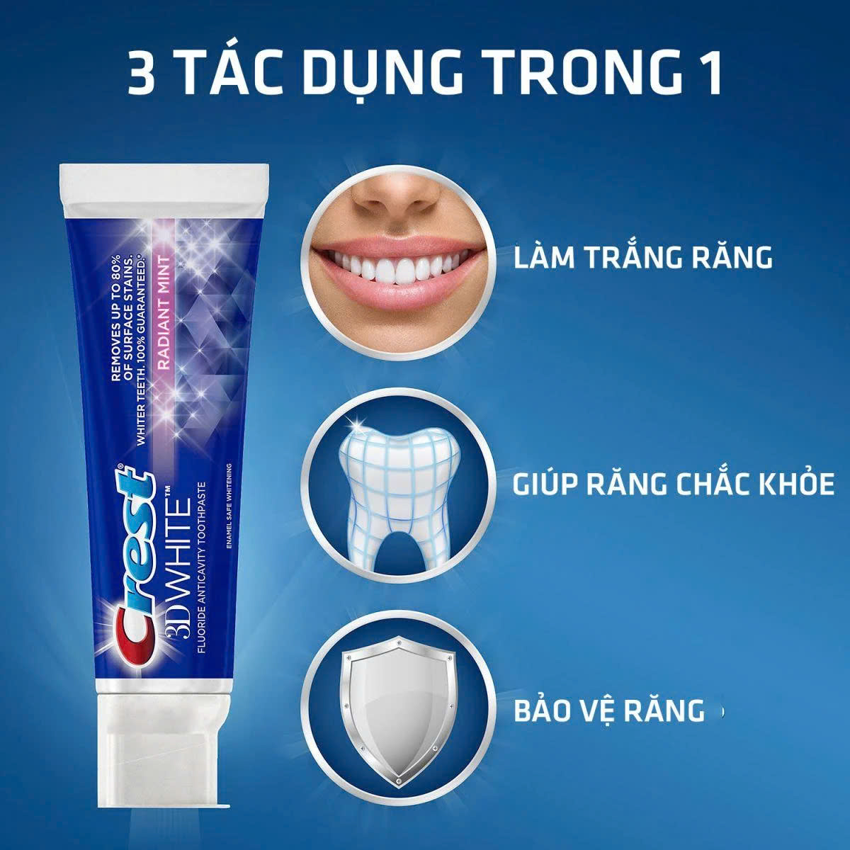 [HÀNG MỸ] Kem Đánh Trắng Răng Crest Complete PLUS Deep Clean/Whitening ...