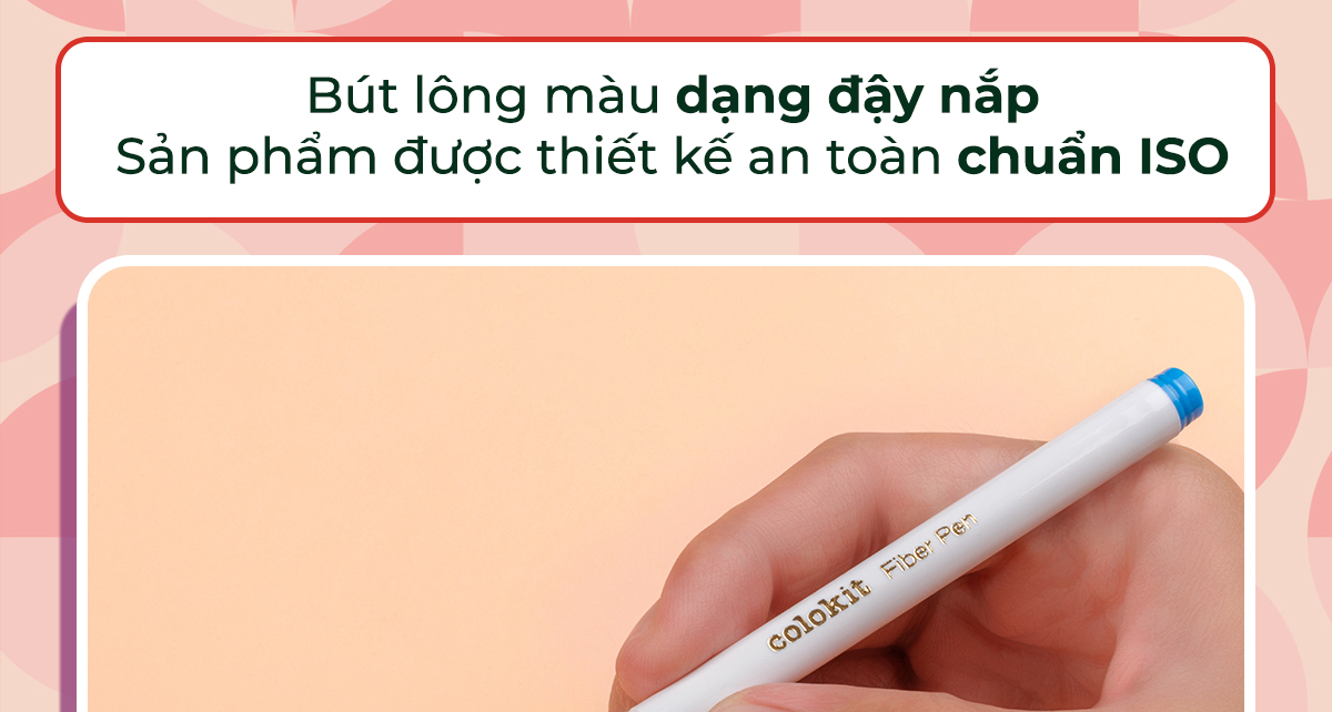 Mô tả Bút lông màu Fiber Pen Thiên Long 20/36 màu - Bút lông màu Thiên Long Colokit nét mảnh nét to - 11
